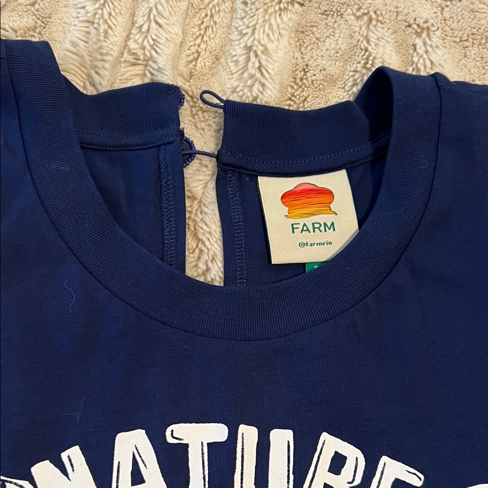 FARM Rio Organic Blue Nature Graphic Jumpsuit - Picture 5 of 6